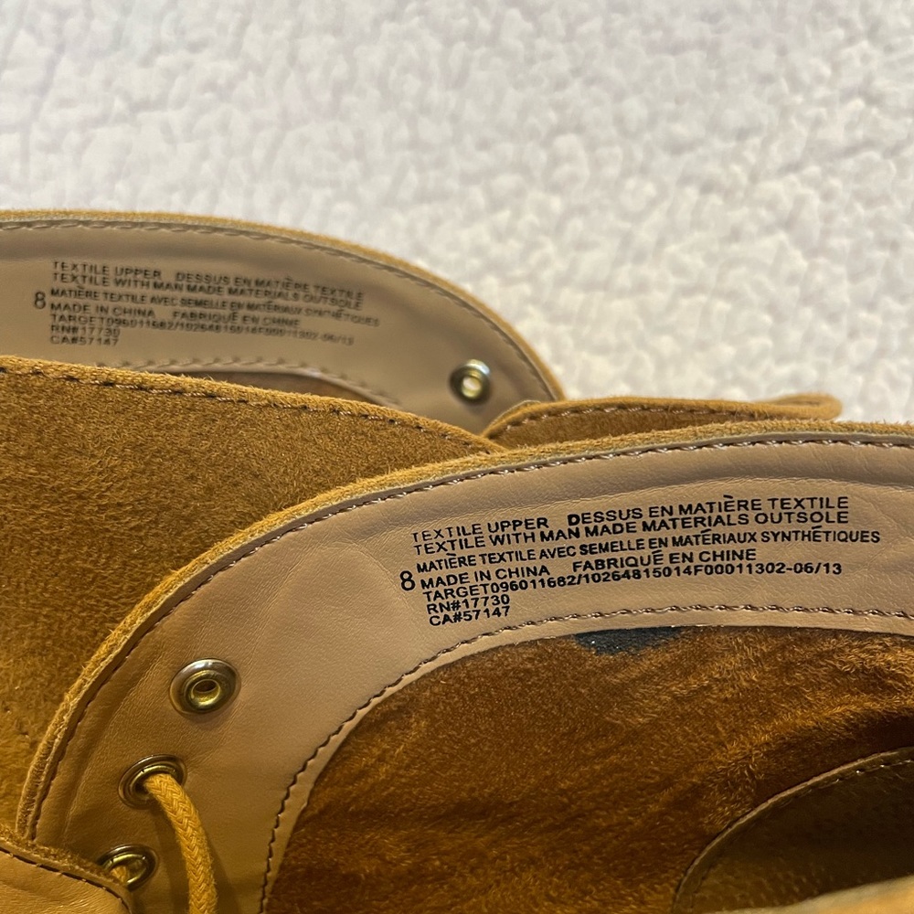 Tan Wedge Boot - Picture 7 of 8